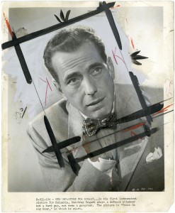 Humphrey Bogart - 1949 Tirage argentique vintage retouche? a? la main, 20 x 25 cm. Pie?ce unique. Courtesy Argentic