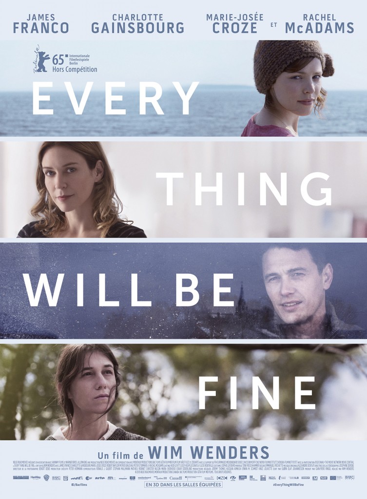 Gagnez 5×2 places pour le film « Every Thing Will Be Fine » de Wim Wenders