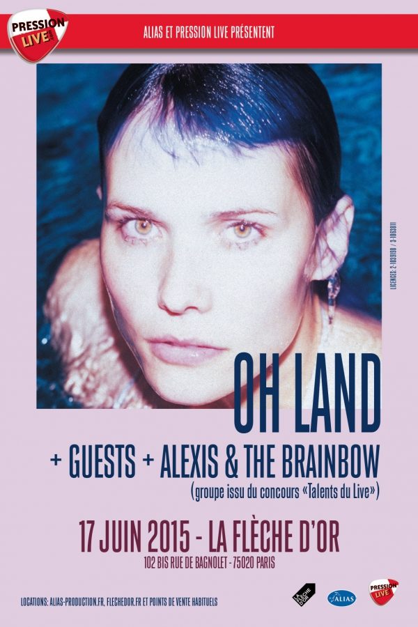 Gagnez 1×2 places pour la soirée Pression Live avec OH LAND + Alexis and the Brainbow le 17 juin !