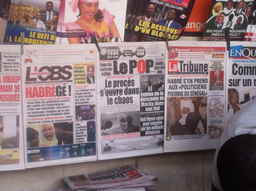 Hissène Habré et son procès, tristes « stars » de la presse sénégalaise