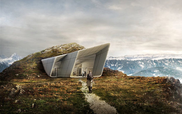 L’architecte Zaha Hadid ouvre un musée dans le massif des Dolomites
