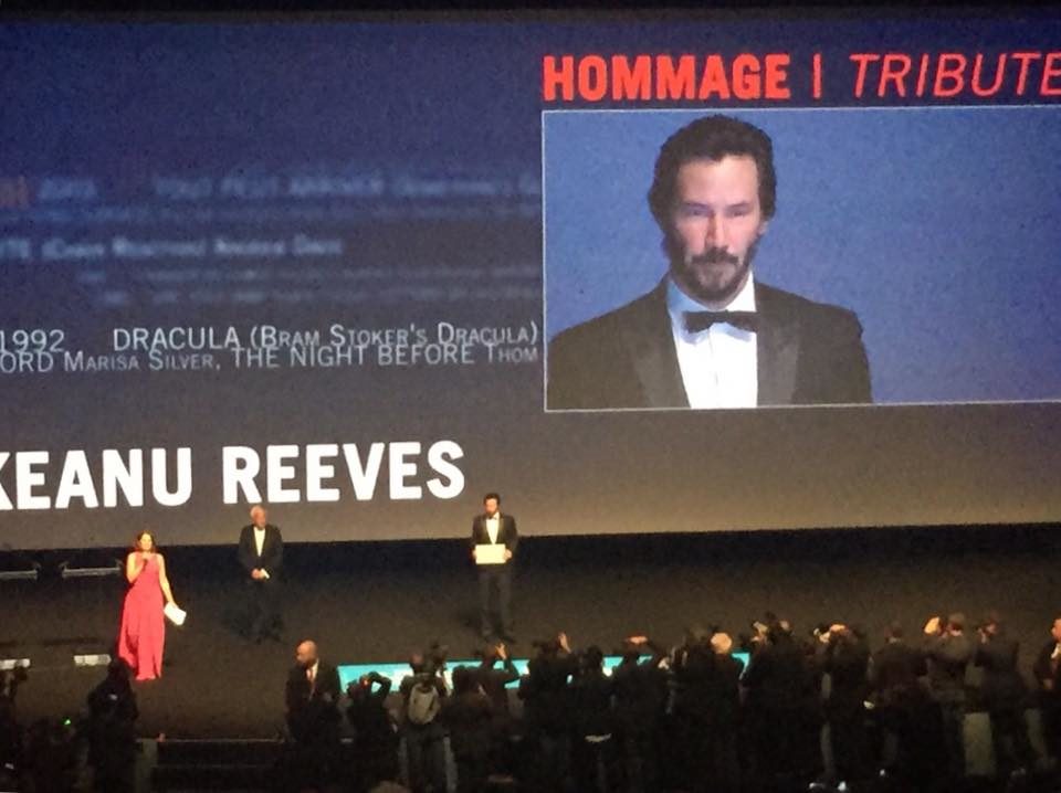 [Deauville 2015] La Cérémonie d’ouverture avec Keanu Reeves : du sable, des planches, une étoile et la neige (04/09/2015)