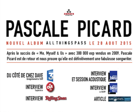 Gagnez vos places pour (re)découvrir Pascale Picard le 14 septembre sur la scène de la Maroquinerie !