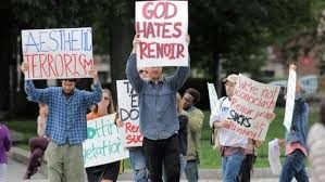 « Renoir craint », d’après des manifestants américains