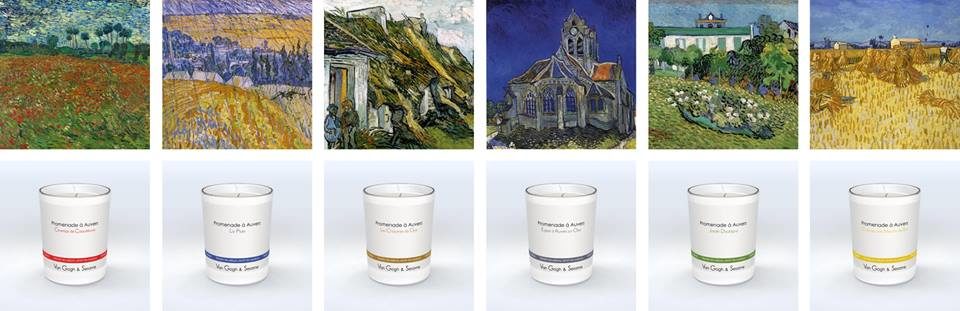 Bougies van Gogh : peindre les odeurs, sentir les couleurs