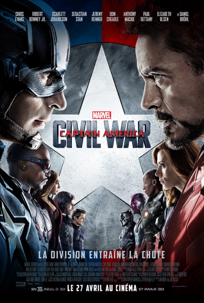 Gagnez 10×2 places pour le film Captain America : Civil War d’Anthony & Joe Russo