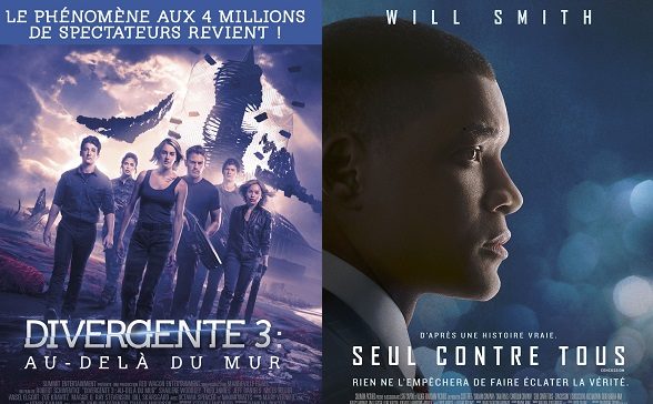 Box-office France semaine :  790000 entrées pour Divergente 3, Will Smith à la ramasse