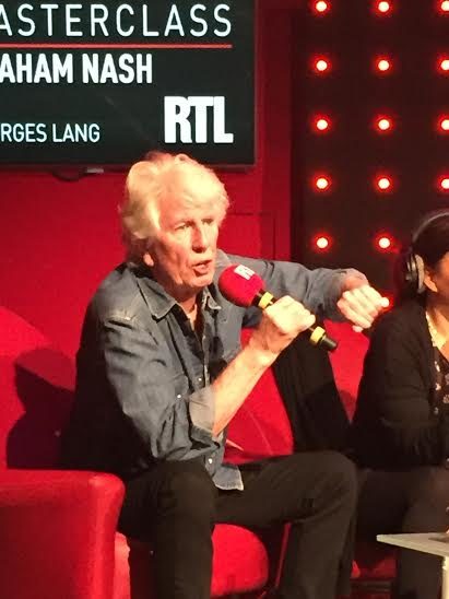 [Live-Report] Graham Nash invité de la Master class de Georges Lang au Studio RTL