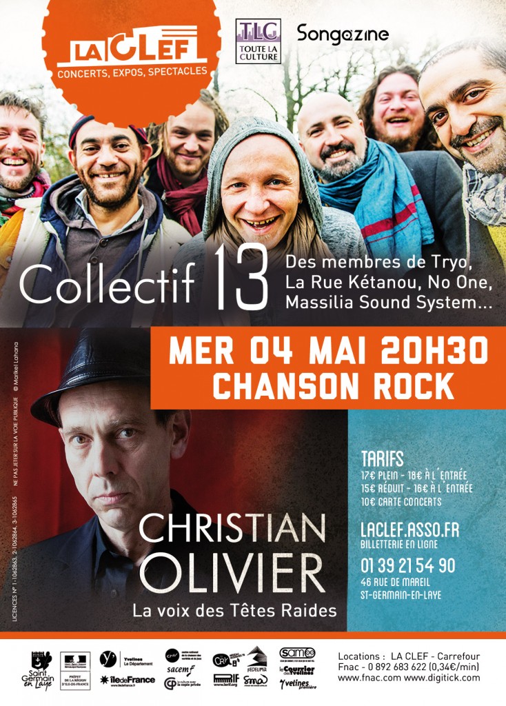 Gagnez 3×2 places pour le spectacle de Christian Olivier le 4 mai à LA CLEF