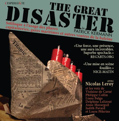 [AVIGNON OFF] “The great disaster” ou le grand naufrage de l’humanité