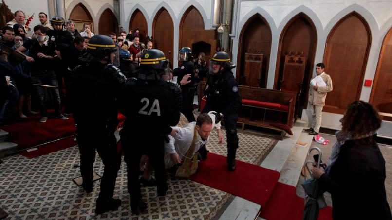 Expulsion des occupants de l’église Sainte-Rita à Paris