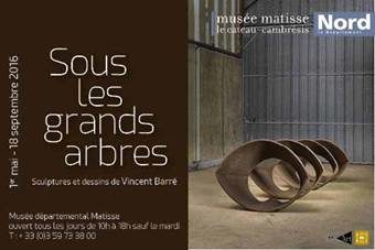 Gagnez 5×1 catalogue d’exposition des sculptures de Vincent Barré « Sous les grands arbres » visible jusqu’au 18 septembre au Musée Départemental Matisse