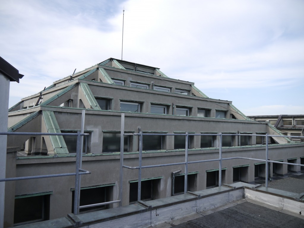 Visite des toits du Palais de la Porte Dorée lors des journées du patrimoine 2016