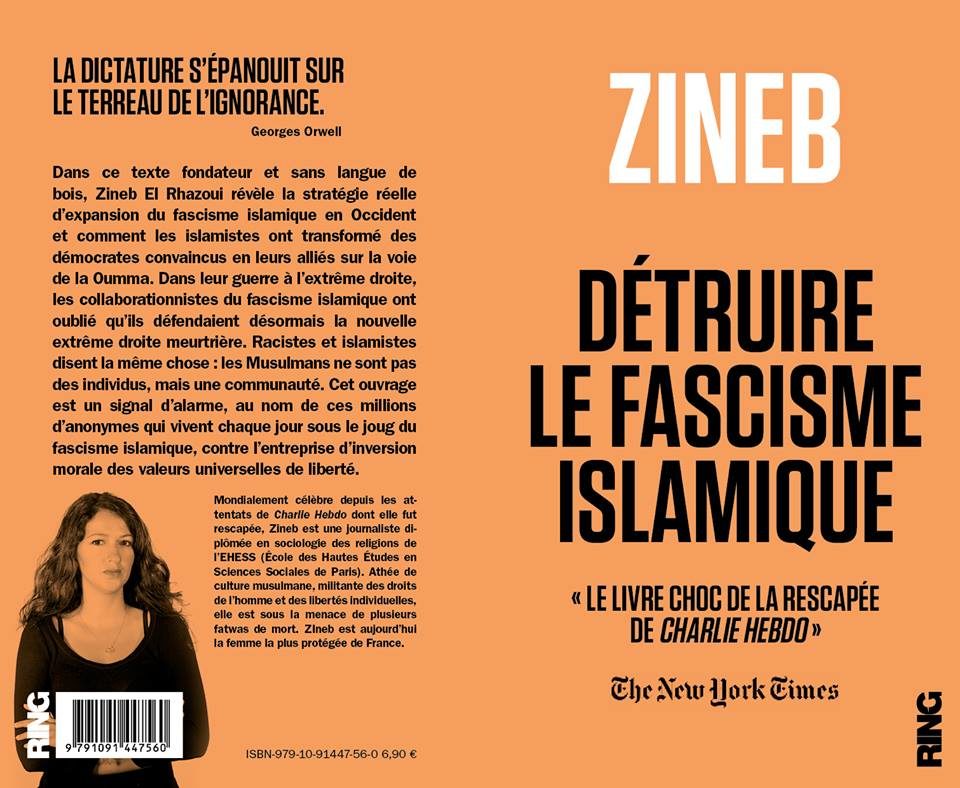 « Détruire le fascisme islamique », le livre orange vitaminé de Zineb