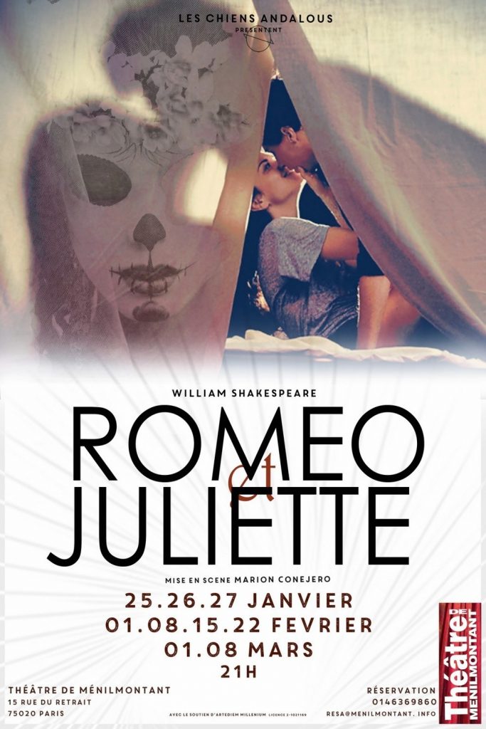 Un énergisant “Romeo et Juliette”  au Ménilmontant mis en scène par Marion Conejero