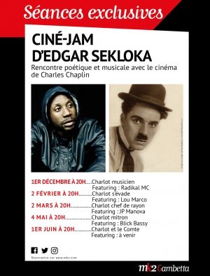 [Live Report] Cine-Jam d’Edgar Sekloka : Chaplin, Rap et ambiance chaleureuse au MK2 Gambetta