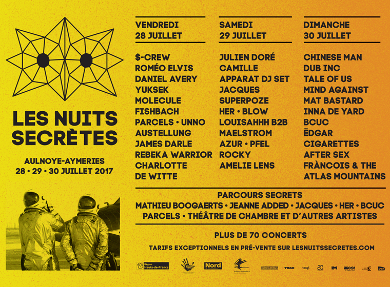 Gagnez 1 X 2 Places Pour Le Festival Nuits Secrètes Le 28 Juillet à Aulnoye Aymeries