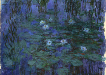 Claude Monet, "Nymphéas bleus", 1916-1919, Paris, musée d'Orsay © Musée d'Orsay, Dist. RMN-Grand Palais / Patrice Schmidt