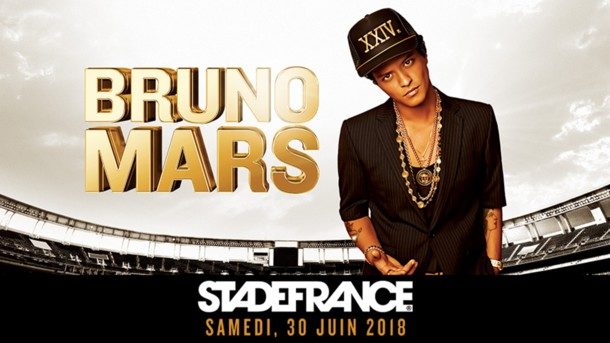 Bruno Mars rend fou le stade de France