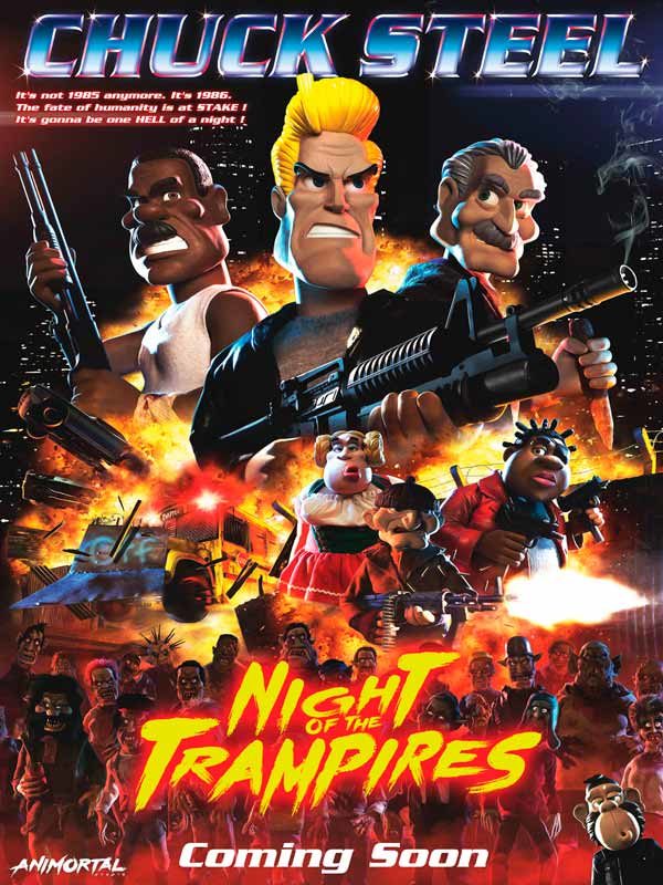 « Chuck Steel, Night of the Trampires » de Mike Mort : un hommage aux buddy movies [critique]