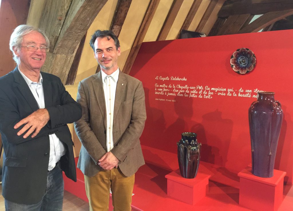 Rencontre avec Jean Cartier et Sylvain Pinta,  commissaires scientifiques de Trésors céramiques au MUDO-Musée de l’Oise