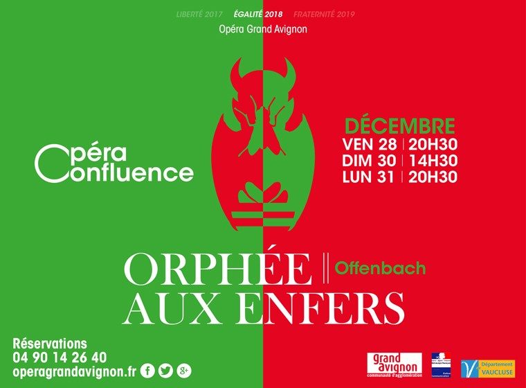 Gagnez 2 x 2 places pour ORPHEE AUX ENFERS – l’Opéra Grand Avignon