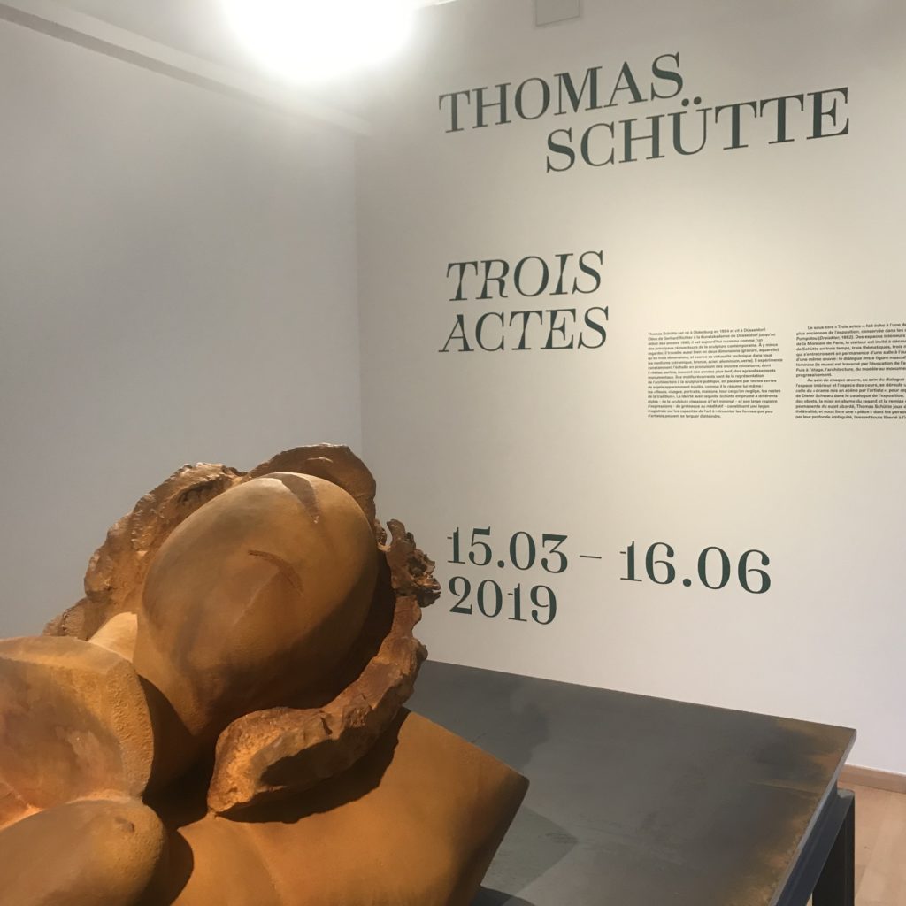 Trois actes de Thomas Schutte à la Monnaie de Paris