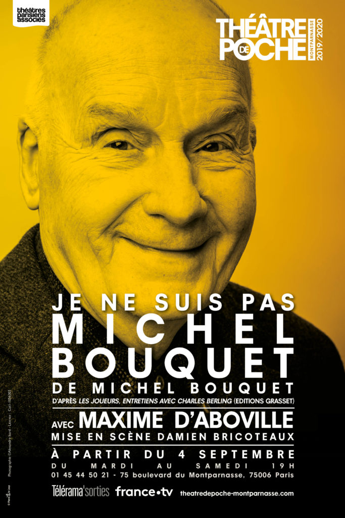 Maxime d’Aboville n’est « pas Michel Bouquet » au Théâtre Poche Montparnasse