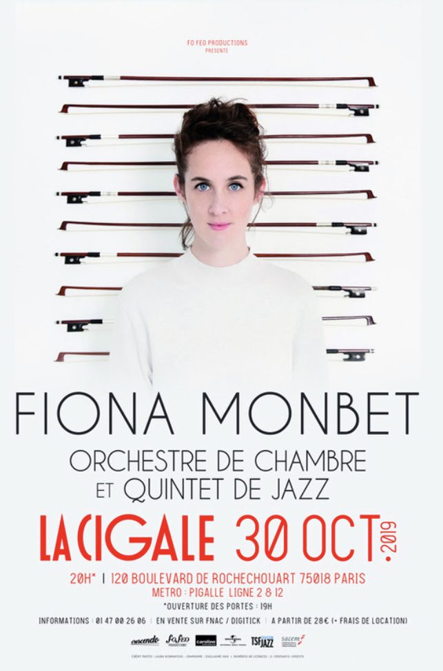 Fiona Monbet, sensible et éclectique, embrase son public à La Cigale !