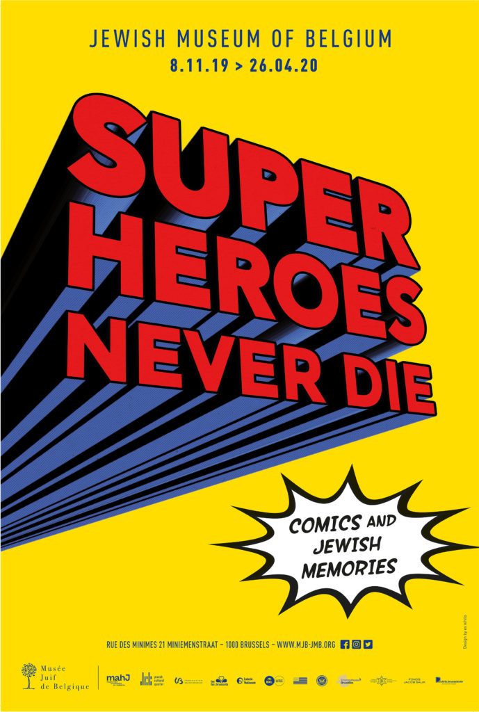 Bruxelles : BD américaine & super-héros au Musée Juif de Belgique