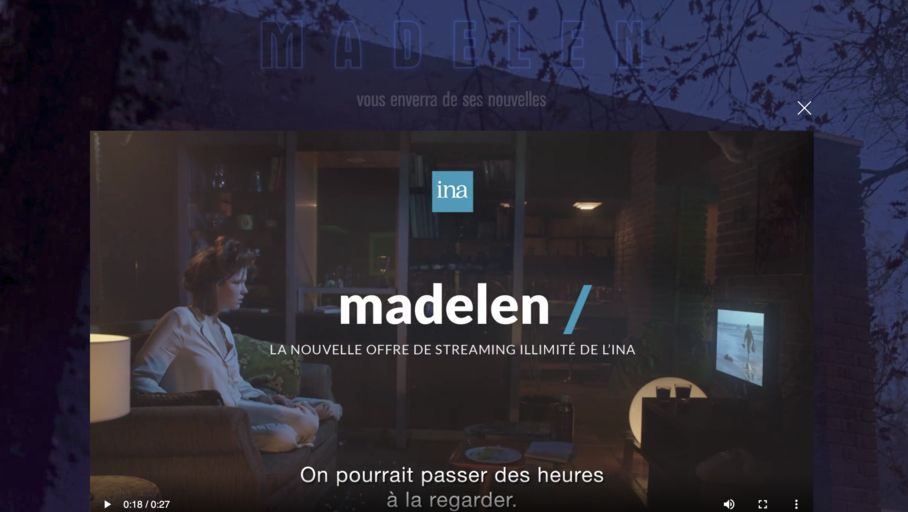 Madelen : la nouvelle plateforme streaming de l’INA
