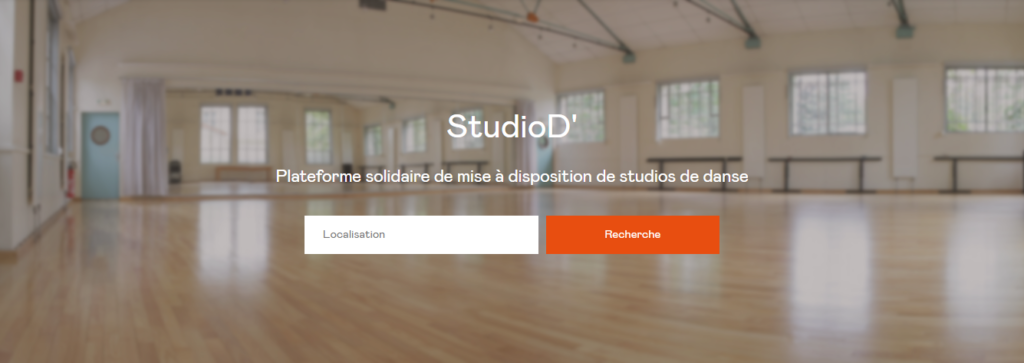 Studio D, la plateforme qui met en relation les danseurs et les studios