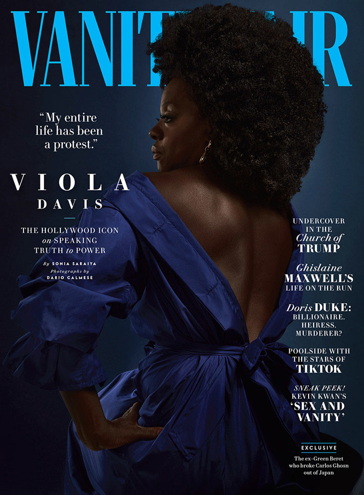 Viola Davis par Dario Carlmese : la Une historique et engagée du dernier Vanity Fair