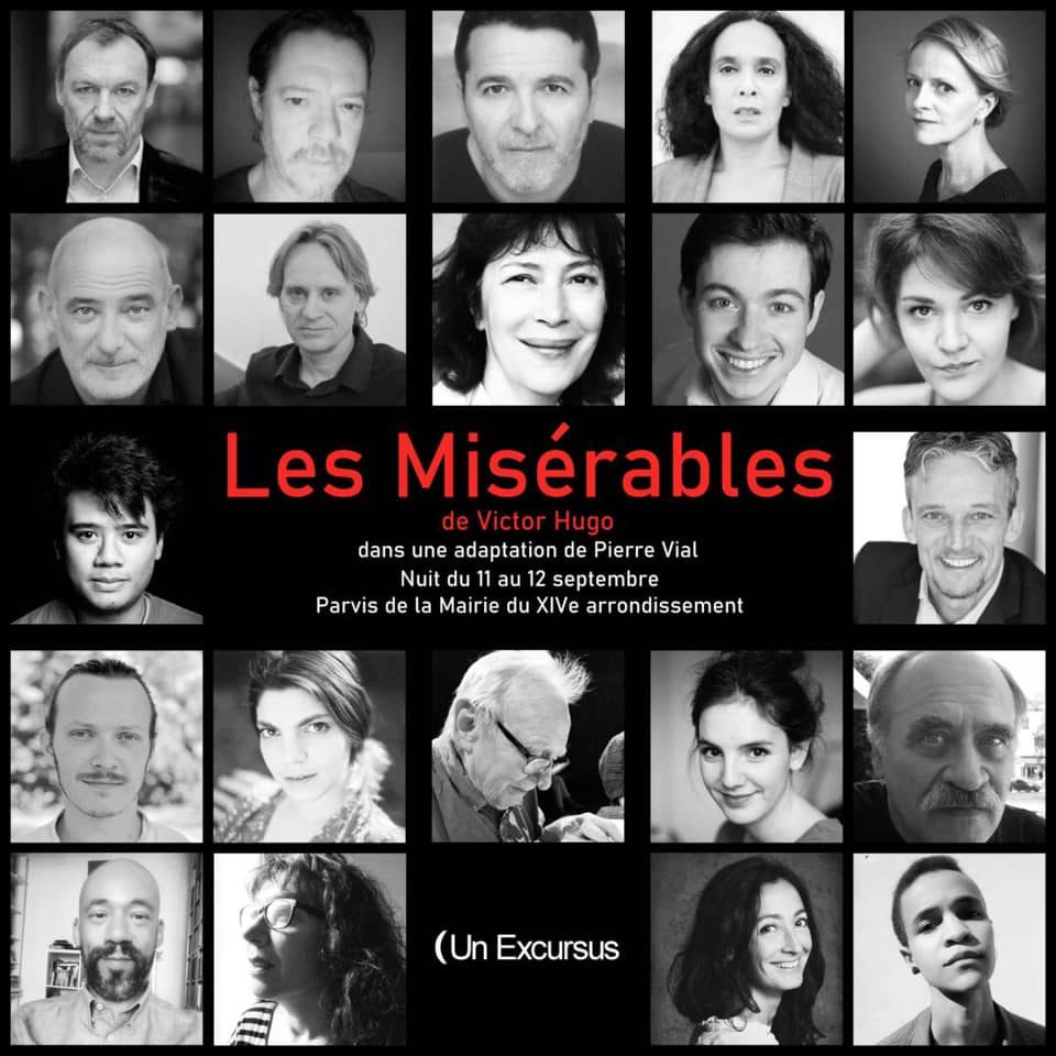 Une Lecture-Musicale et nocturne du roman « Les Misérables » aura lieu en septembre, à Paris