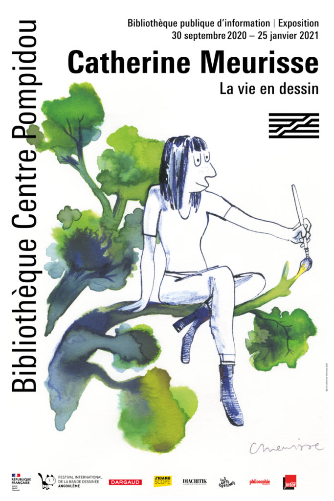 Catherine Meurisse dessine avec légèreté au Centre Pompidou