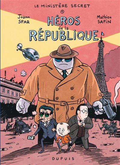 Le Ministère Secret : un thriller loufoque au parfum de vieux comics signé Mathieu Sapin et Joann Sfar !
