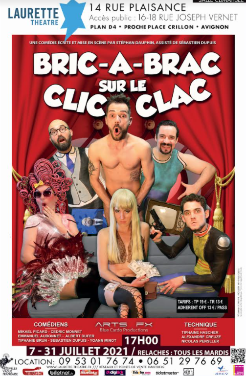 Bric à Brac sur le Clic-Clac au Festival Avignon off 2021