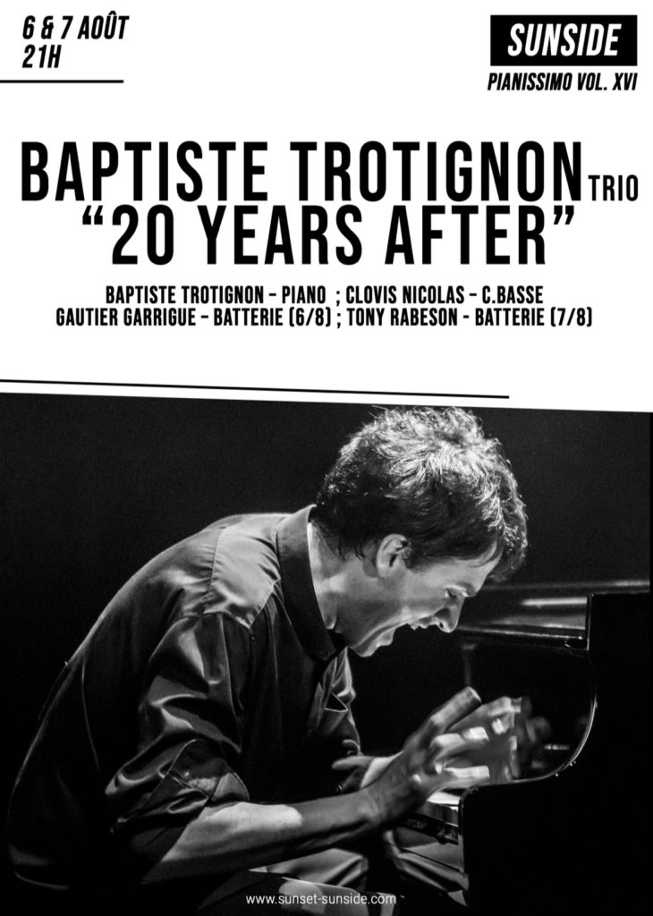 Baptiste Trotignon Trio enflamme le Sunside !