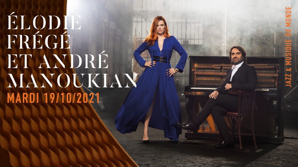 Elodie Frégé et André Manoukian, à la Seine Musicale