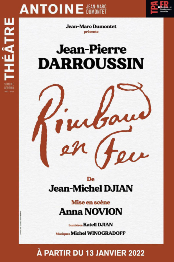 Anna Novion met en scène Jean-Pierre Darroussin dans Rimbaud en feu, au Théâtre Antoine