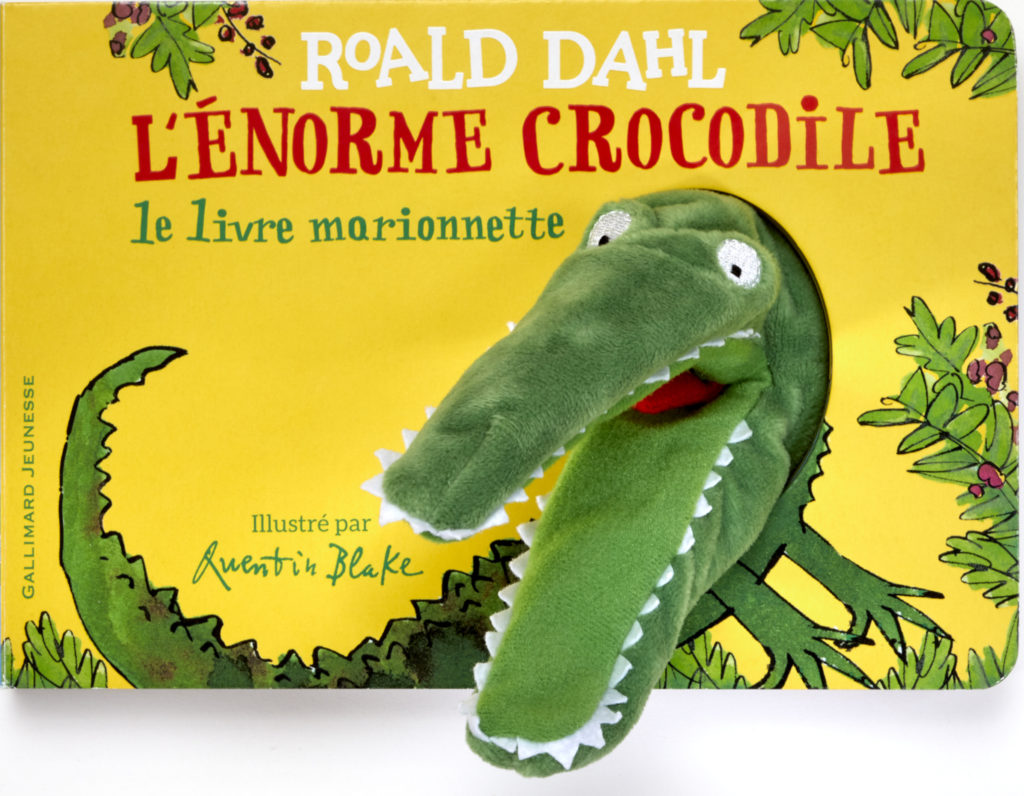 L’Énorme Crocodile de Dahl revient en livre marionnette