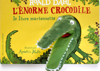 couverture du livre marionnette L'Enorme Crocodile de Roald Dahl
