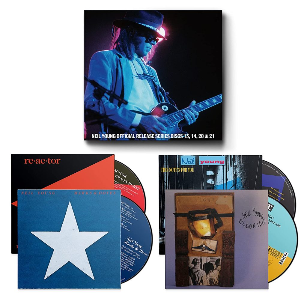 Neil Young Original Release Series Volume 4 Édition : réédition de trois albums du Loner publiés dans les 80’s.