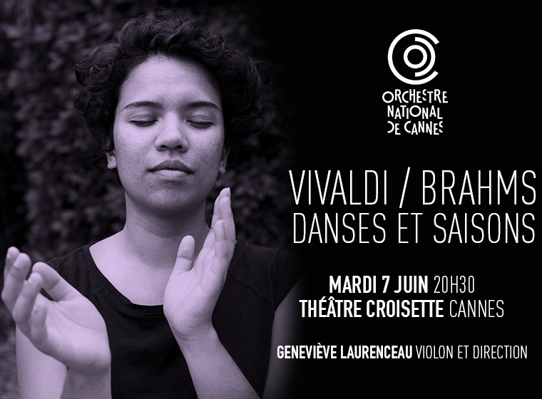 Gagnez 3X2 places pour le concert Vivaldi/Brahms le 7 juin avec l’Orchestre National de Cannes