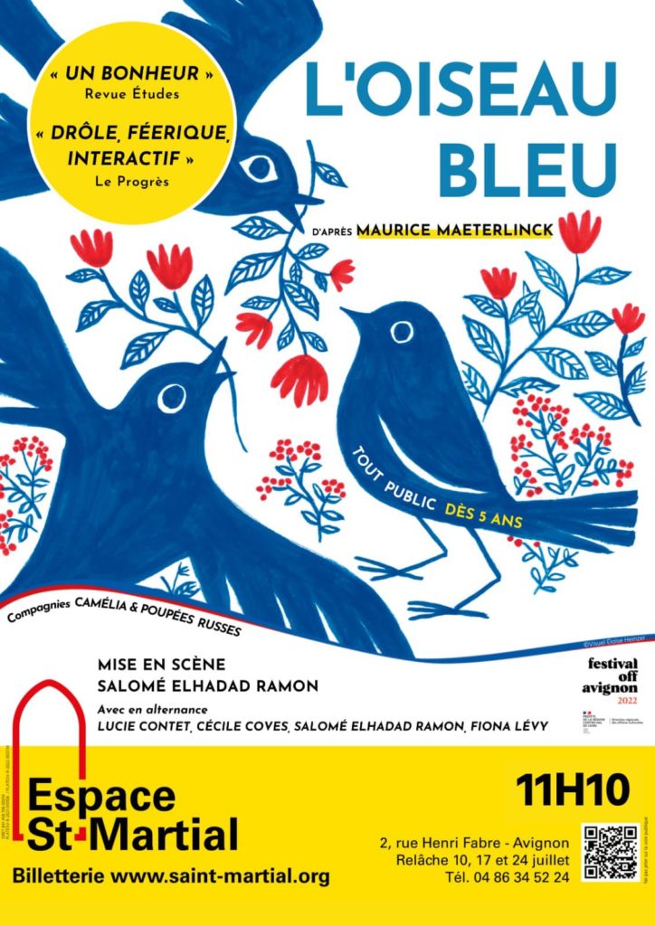 AVIGNON OFF 2022 : « L’oiseau bleu » ou la quête du bonheur