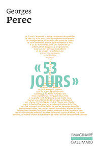 « « 53 jours » » de Georges Perec : Dernier labyrinthe