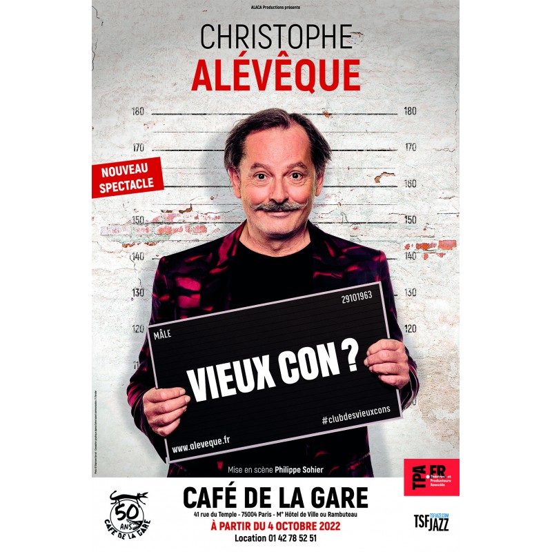 Christophe Alévêque au Café de la Gare