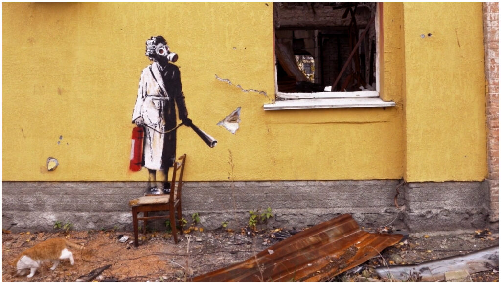 Une œuvre de Banksy victime d’une tentative de vol