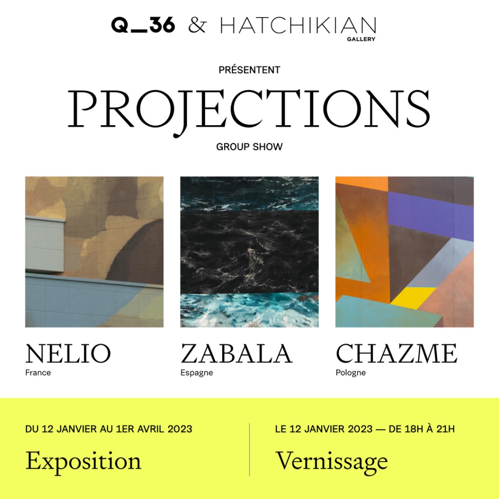 Group Show “Projections” à Quai 36 : Deux curatrices, trois artistes, un nouvel espace