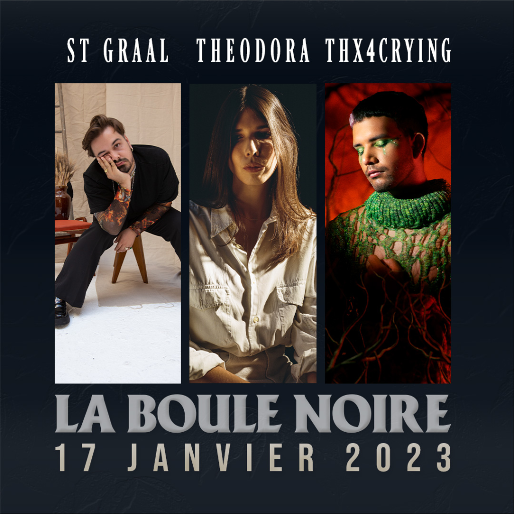 St Graal, Theodora et Thx4Crying : trio gagnant en concert à La Boule Noire